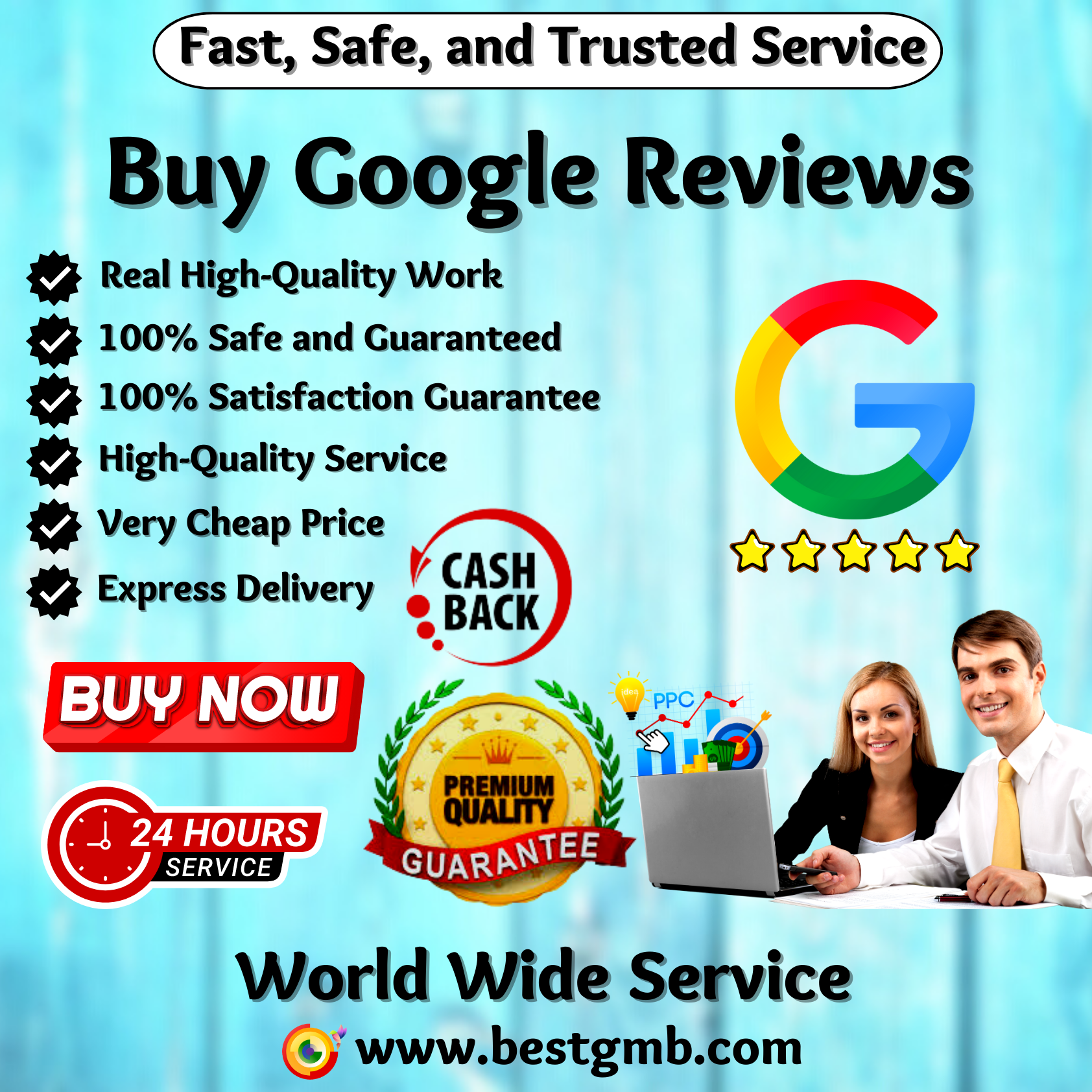 Buy Google Reviews - 100% Safe, Permanent, Cheap
