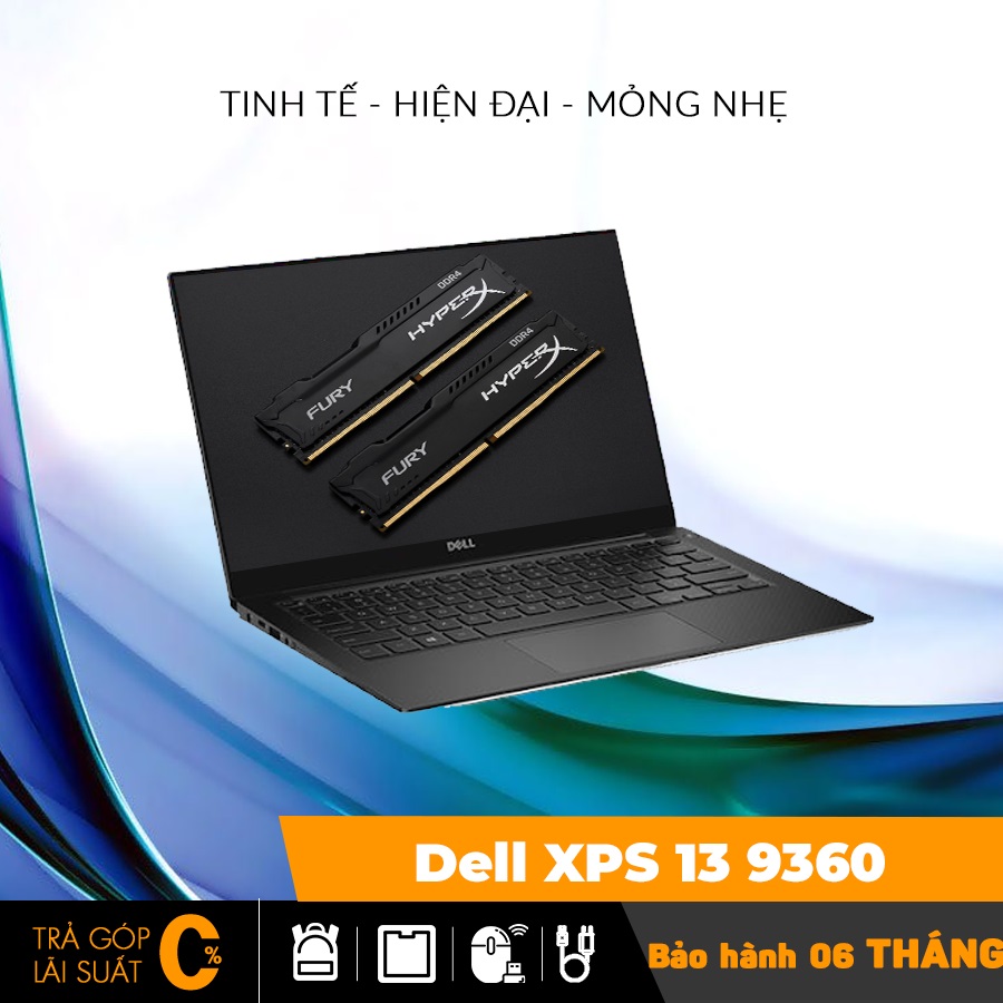 Laptop Dell XPS 13 9360 core i3 chính hãng, chất lượng tốt nhất