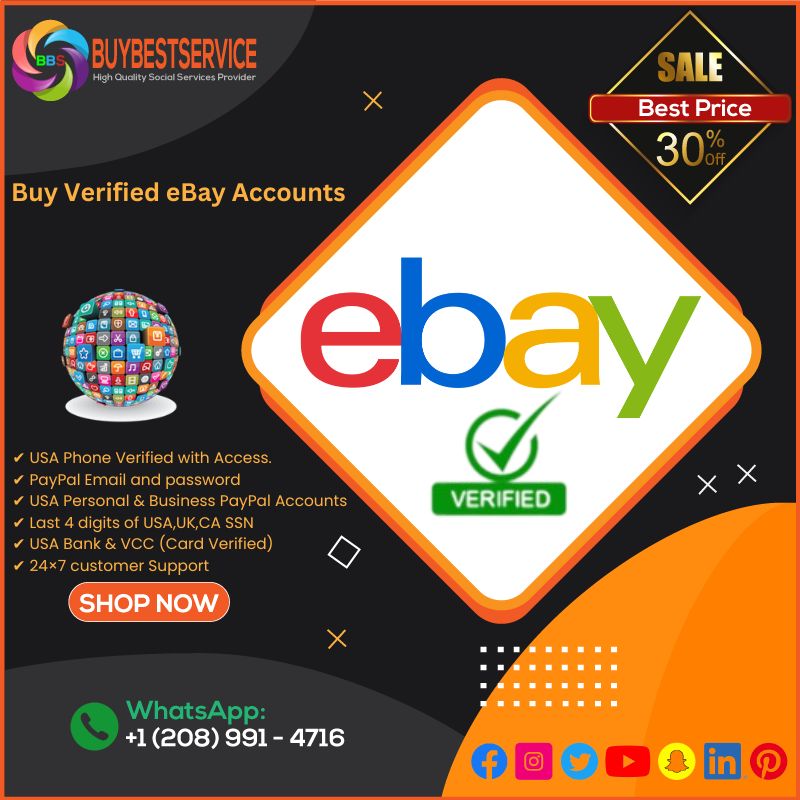 eBay Account For Sale - 100% Safe USA SSN Card Verified
