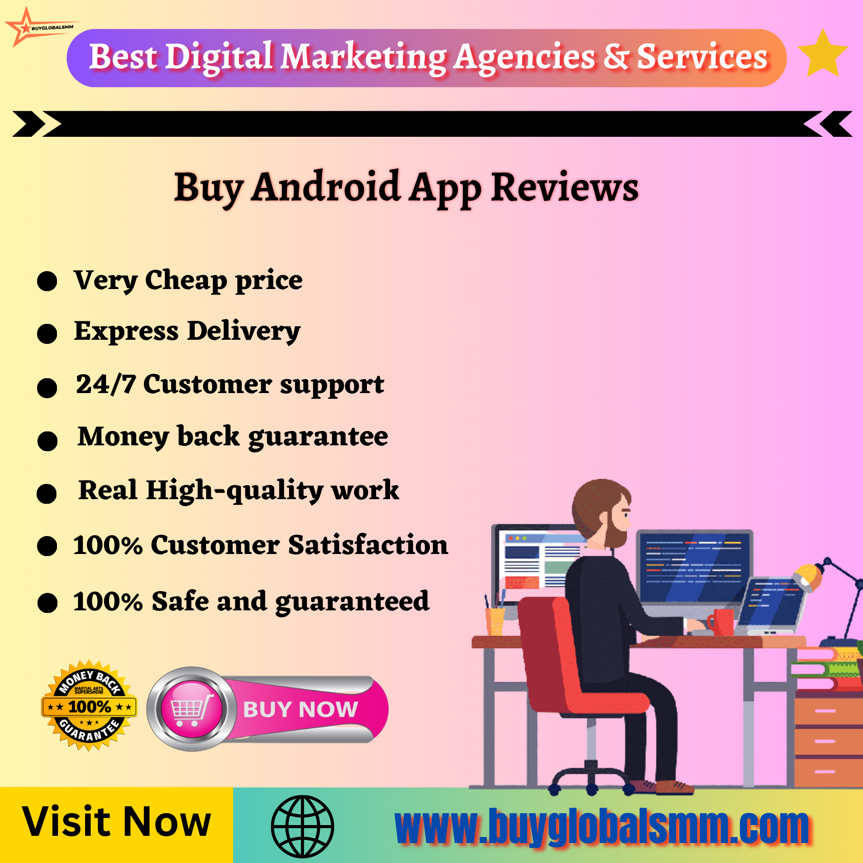 Buy Android App Reviews-100% best, and permanent reviews...