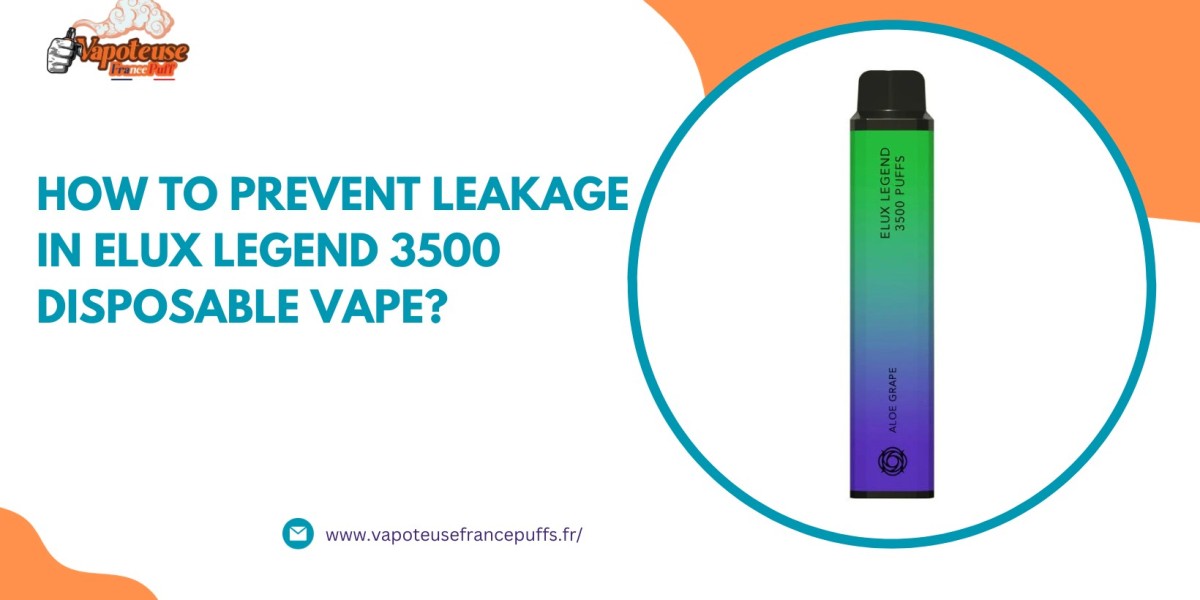 How to Prevent Leakage in Elux Legend 3500 Disposable Vape?
