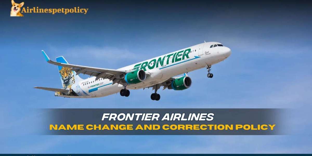 Frontier Airlines Name Change and Correction Policy