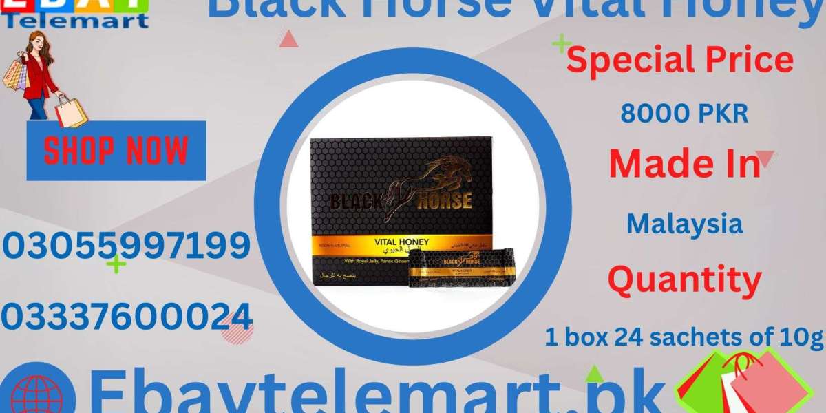 BLACK HORSE VITAL HONEY PRICE IN KARACHI 24X10G | 03055997199 | EBAYTELEMART.PK