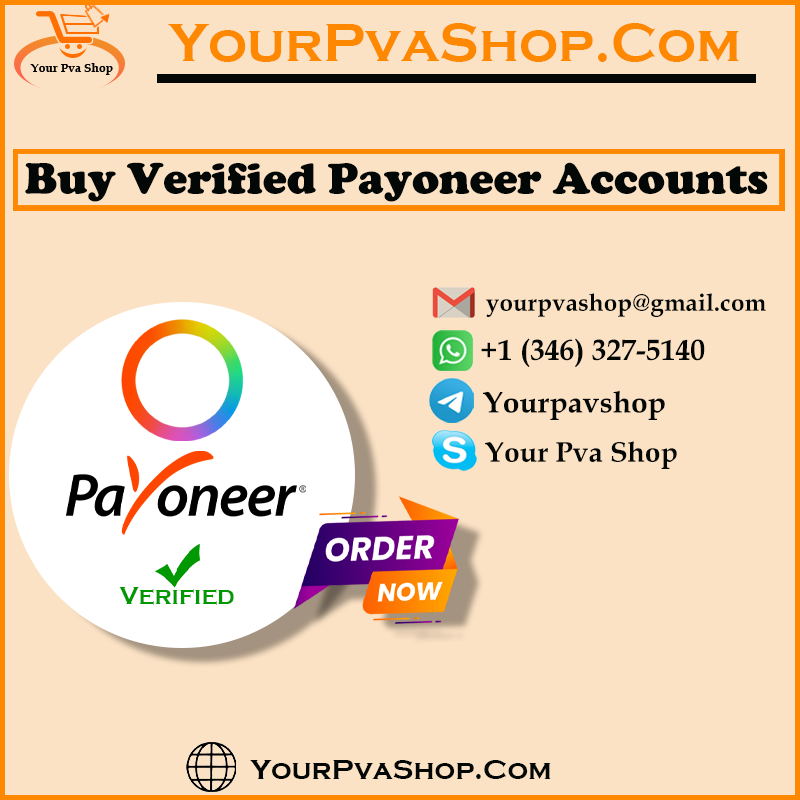 Buy Verified Payoneer Accounts With Fully ID & Bank Verified