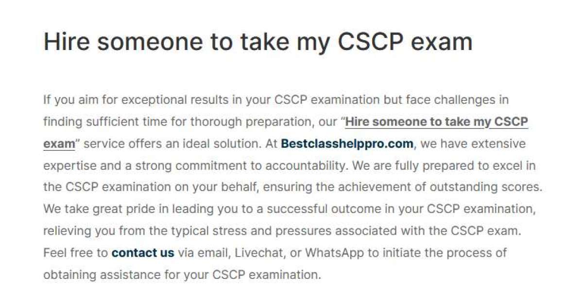Hire someone to take my CSCP Exam