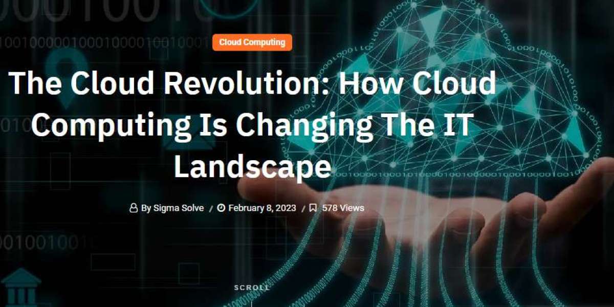 The Cloud Revolution: How Cloud Computing Is Changing The IT Landscape
