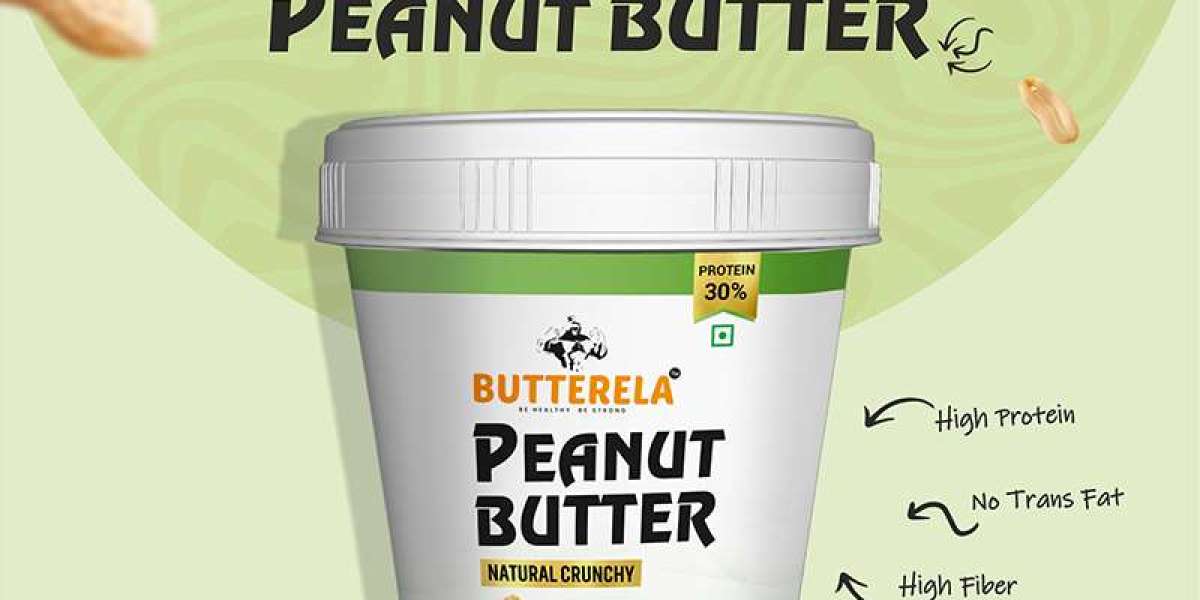 BUTTERELA Natural Peanut Butter - Spread it on and enjoy a tasty and healthy treat.