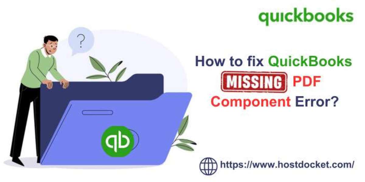 How to Deal with QuickBooks PDF Missing Component Error?