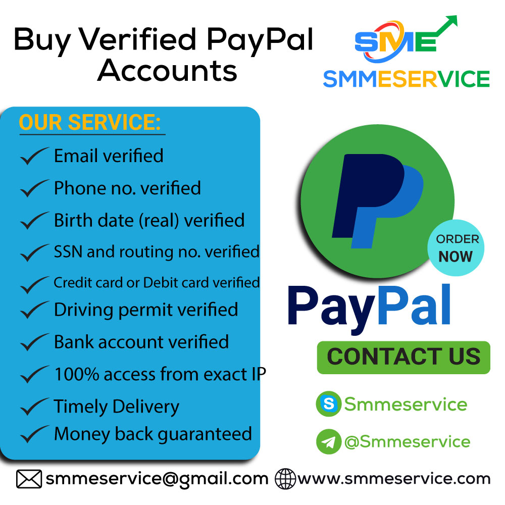 Buy Verified PayPal Accounts - 100% Verified And Safe