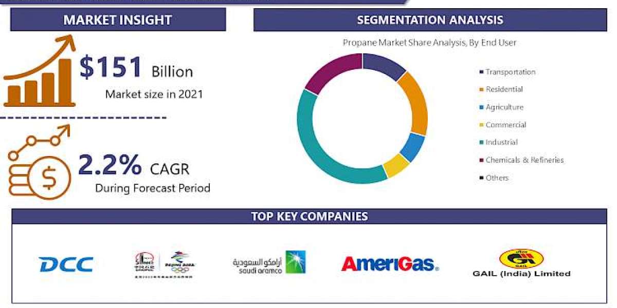 Global Propane Market Will Surpass USD 175.85 Billion by 2028 at 2.2% CAGR Growth