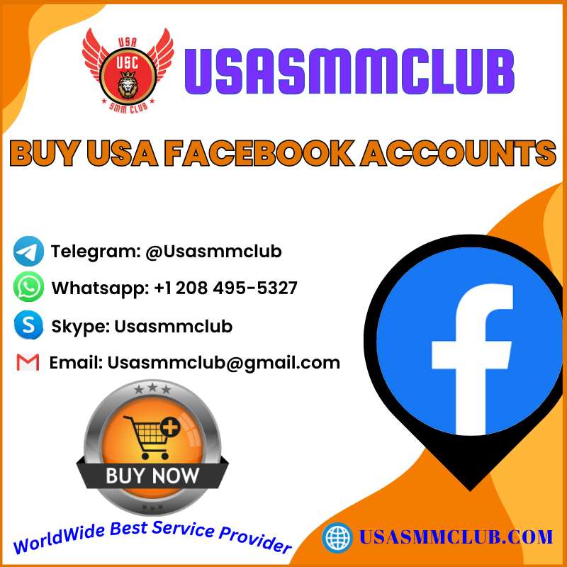 Buy USA Facebook Accounts - Best Quality Accounts Guarantee.