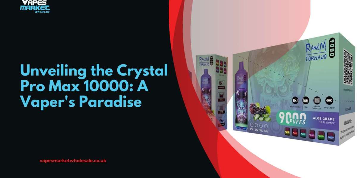 Unveiling the Crystal Pro Max 10000  A Vaper's Paradise