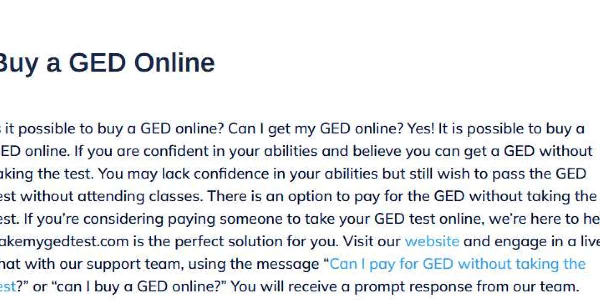 Buy a GED online