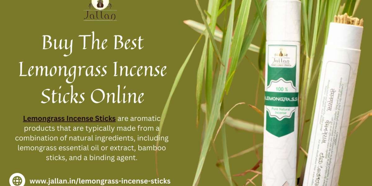 The Refreshing Essence: Lemongrass Incense Sticks