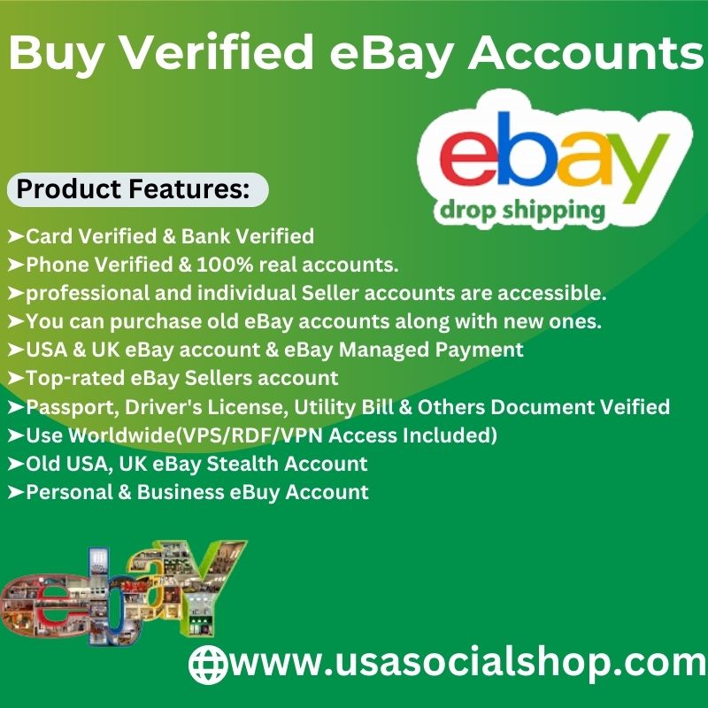 Buy Verified eBay Accounts-100% Real & Active Accounts