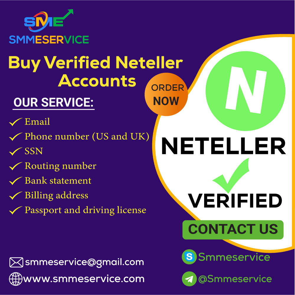 Buy Verified Neteller Accounts - 100% Safe USA, UK Account