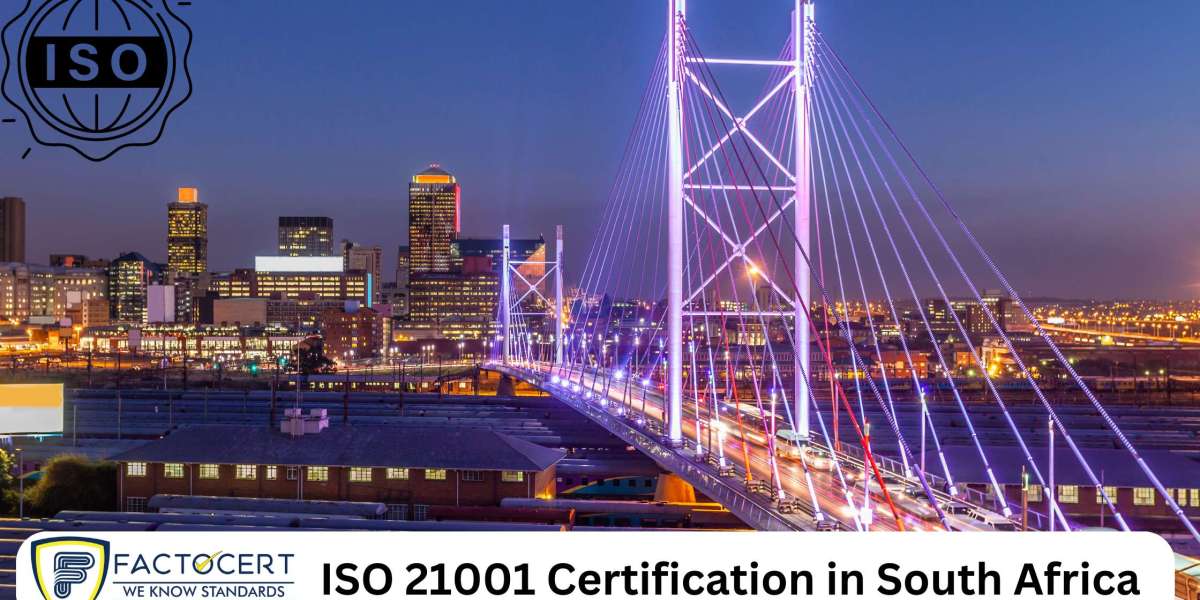 What is the purpose of ISO 21001 certification in South Africa?