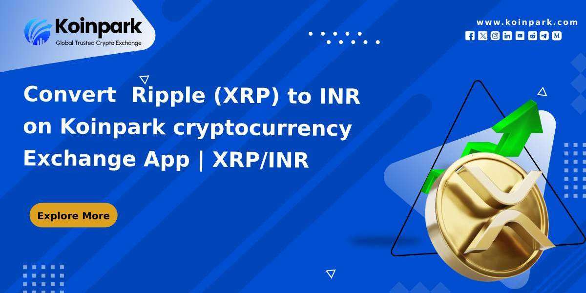 Convert  Ripple (XRP) to INR on Koinpark Cryptocurrency Exchange App | XRP/INR
