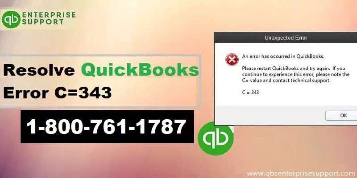 How Can I Troubleshoot QuickBooks Error Code C343?