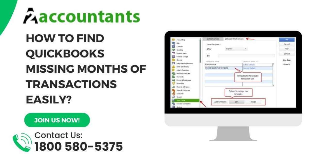 How to Find QuickBooks Missing Months of Transactions  Easily?