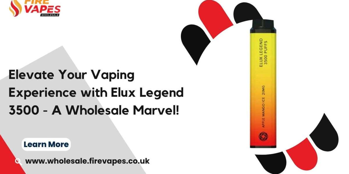 Elevate Your Vaping Experience with Elux Legend 3500 - A Wholesale Marvel!