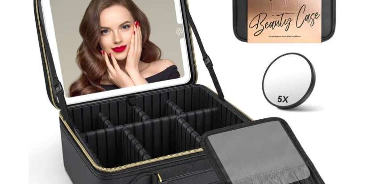 JUSRON® LED Travel Cosmetic Bag - The 2023 Best Cosmetic Bag