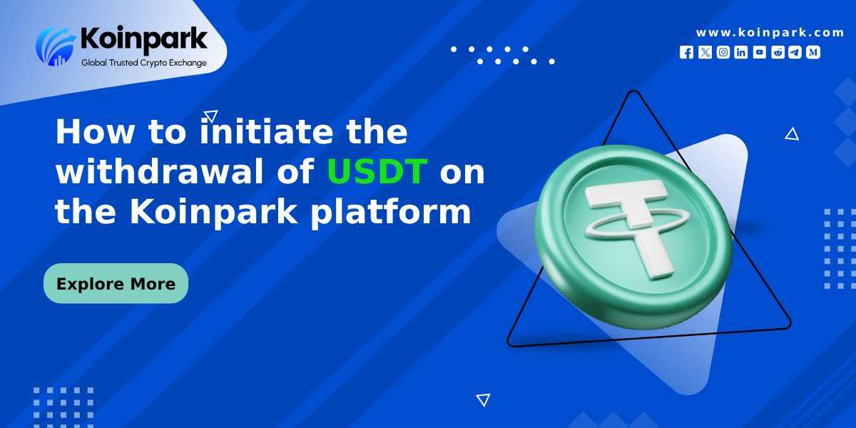 How to initiate the withdrawal of USDT on the Koinpark platform