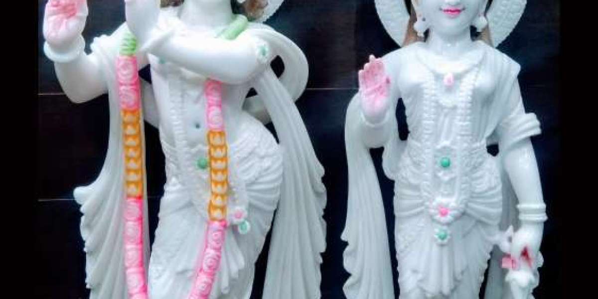 Manufacturer of Marble Radha Krishna Statue - Marble Radha Krishna Idol offered by Marble Murti Jaipur,