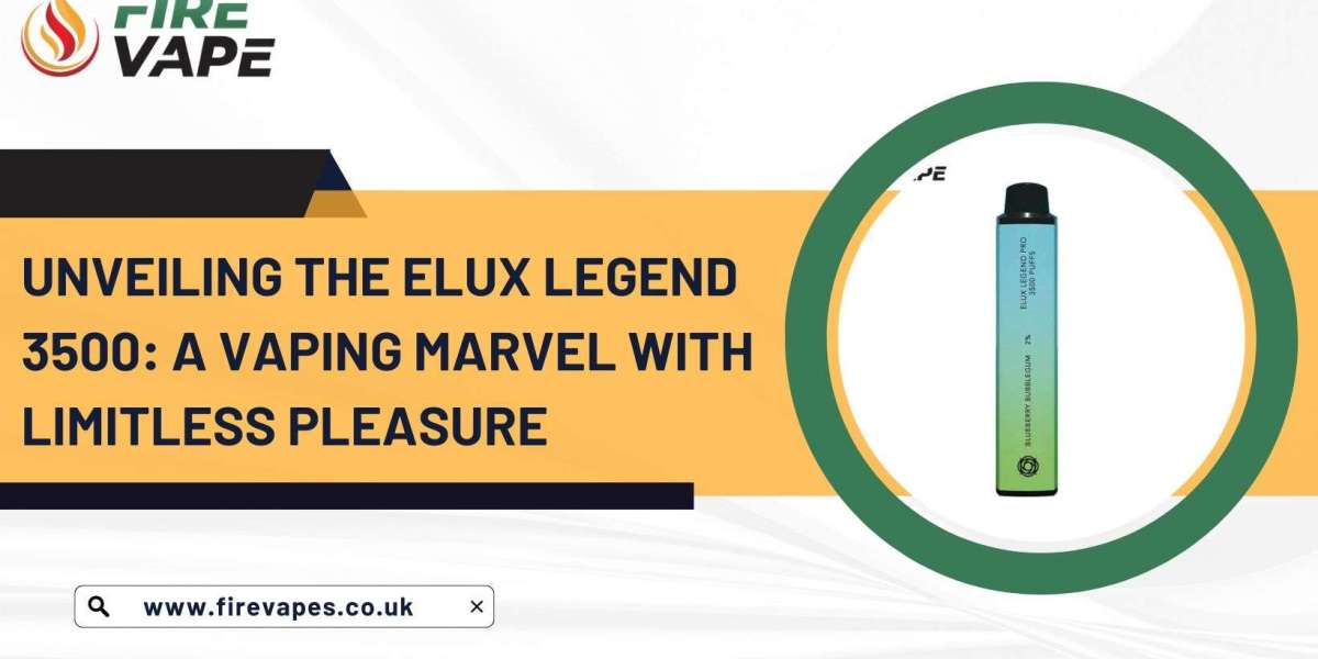 Unveiling the Elux Legend 3500: A Vaping Marvel with Limitless Pleasure