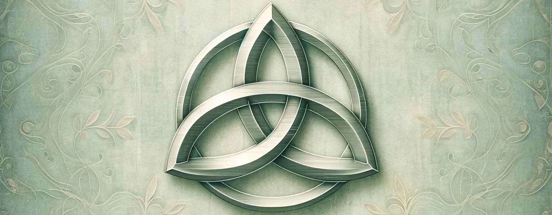 Love's Eternal Dance: The Significance of the Trinity Knot