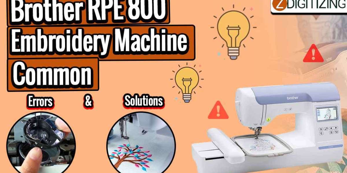 Brother RPE 800 Embroidery Machine Common Errors & Solutions To Maintain