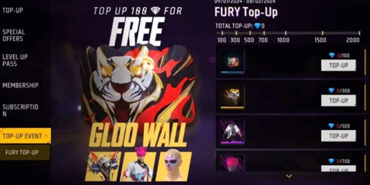 Get Free Tiger’s Fury Gloo Wall in Free Fire MAX Top-Up Event