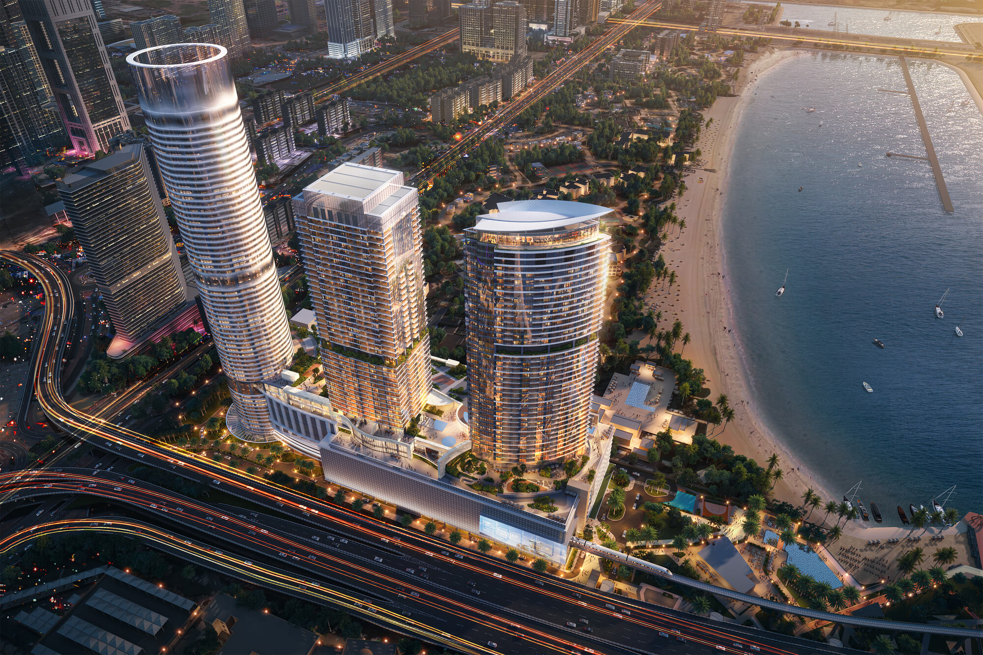 Palm Beach Towers Dubai ✴️ Nakheel Palm Beach apartment for sale ➤ Mayak
