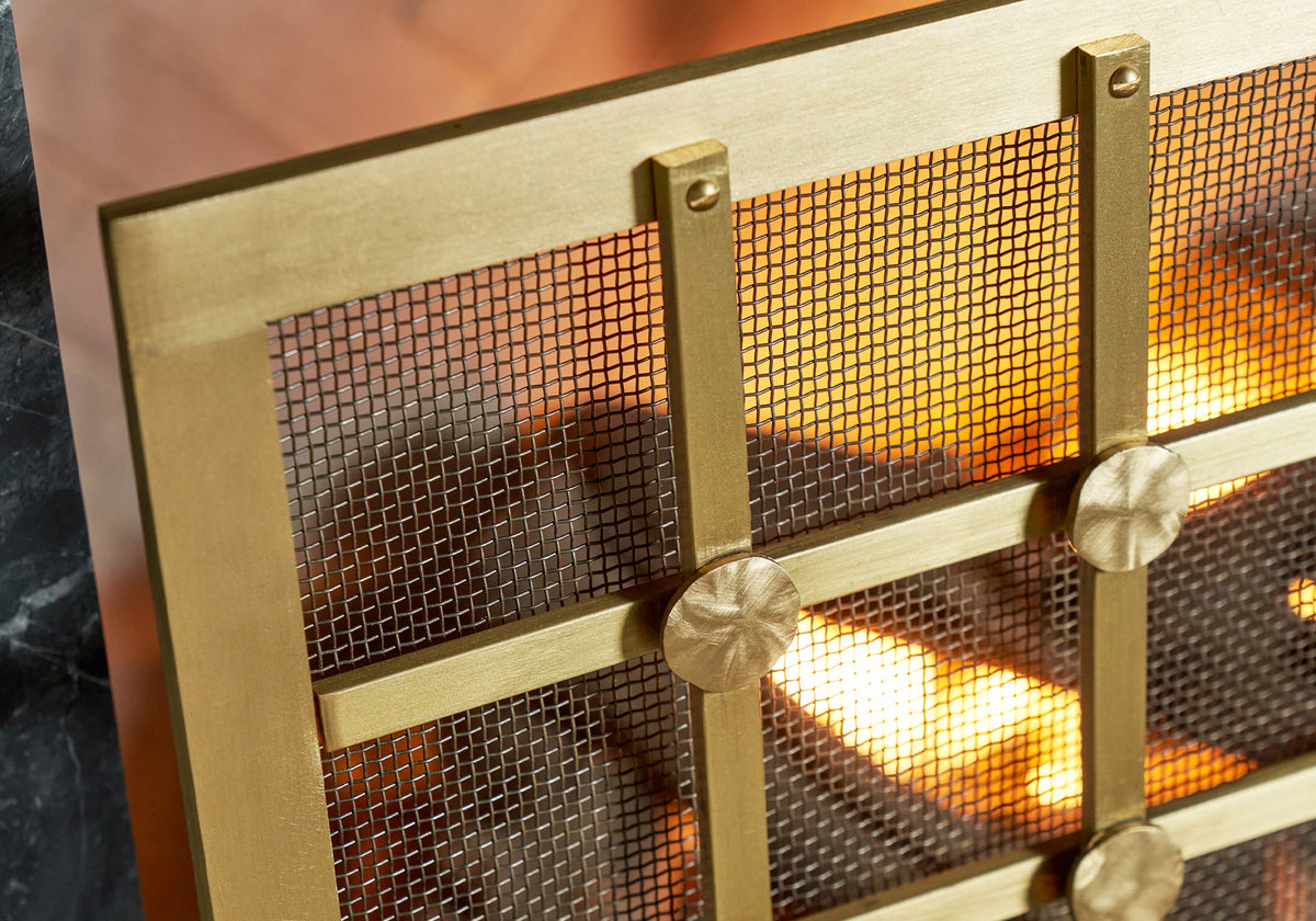 Embracing Nostalgia: Traditional Brass Fireplace Screens | Claire Crowe Collection