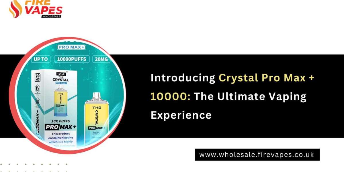 Introducing Crystal Pro Max + 10000: The Ultimate Vaping Experience