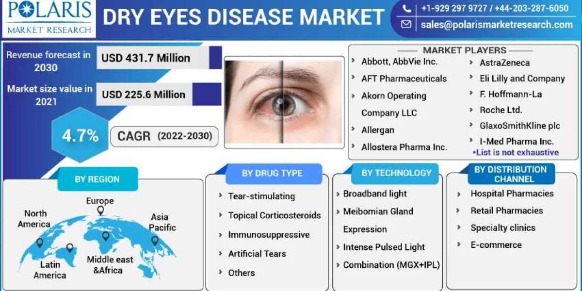 Dry Eyes Disease Market Challenges, Development, Opportunities, Future Growth and Trends by Forecast to 2032