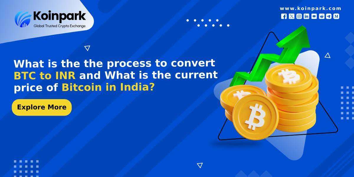 What is the process to convert BTC to INR and What is the current price of Bitcoin in India?