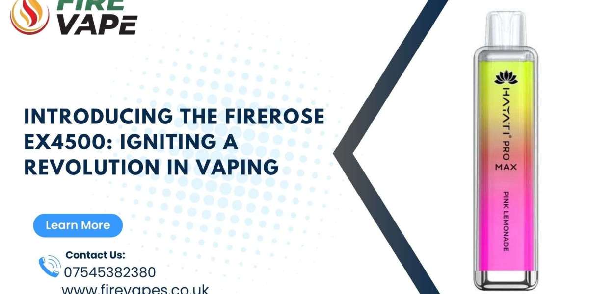 Introducing the Firerose EX4500: Igniting a Revolution in Vaping