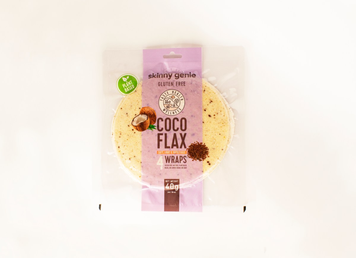 Coco-Flax Wrap | Gluten free & Vegan Tortilla | Bread & Pastries