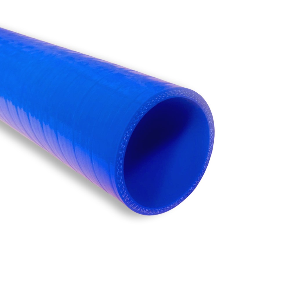 Siliconen slang blauw met inlage - Ø Inwendig 7mm - Ø Uitwendig 17mm