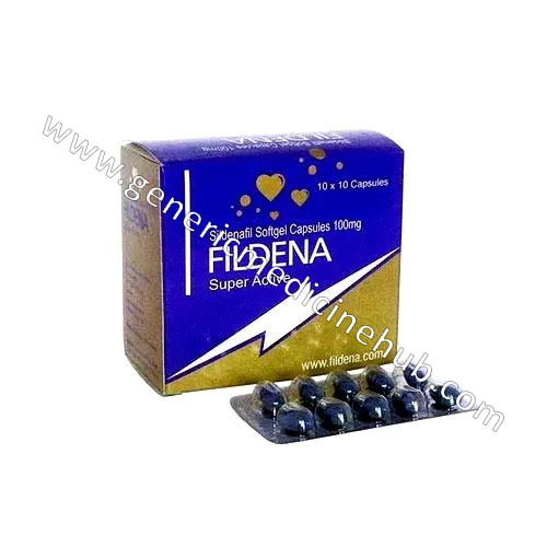 Buy Fildena Super Active 100 mg | Best Sildenafil | @ 20%off