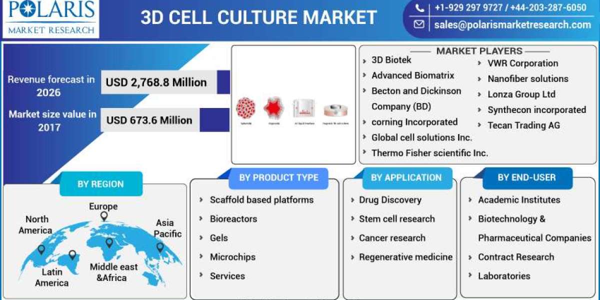 3D Cell Culture Market Size, Share, Revenue, Trends And Drivers For 2024-2032
