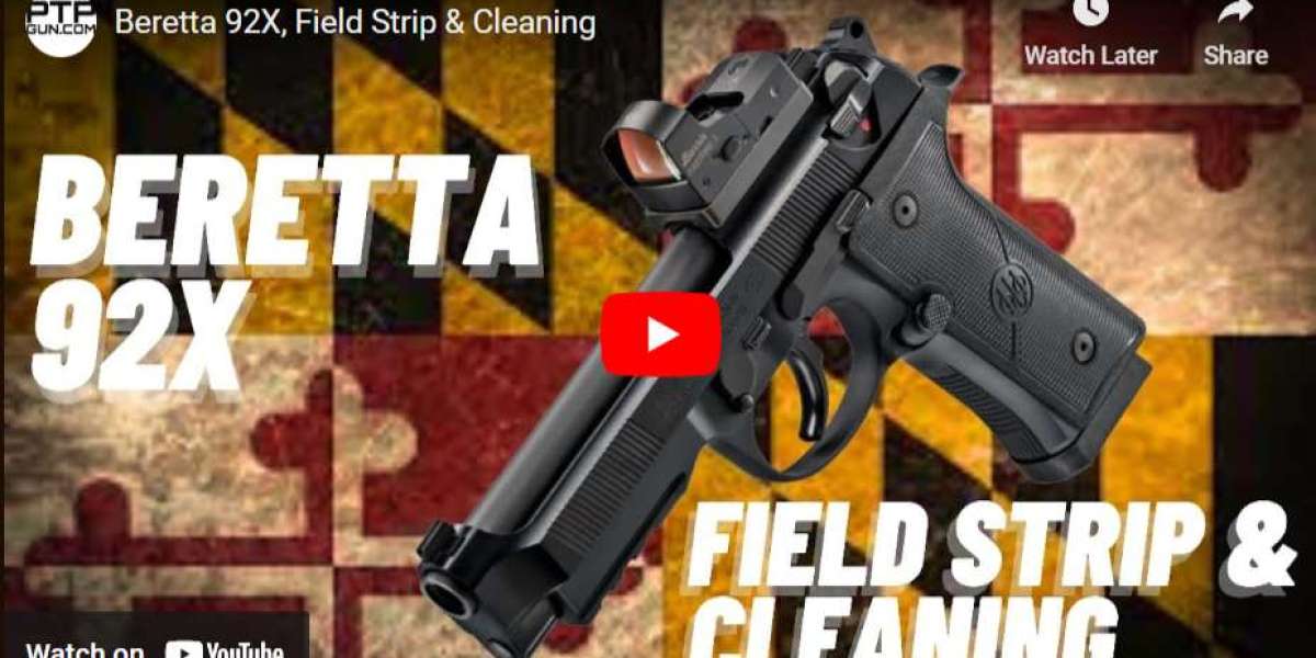 Beretta 92X, Field Strip & Cleaning