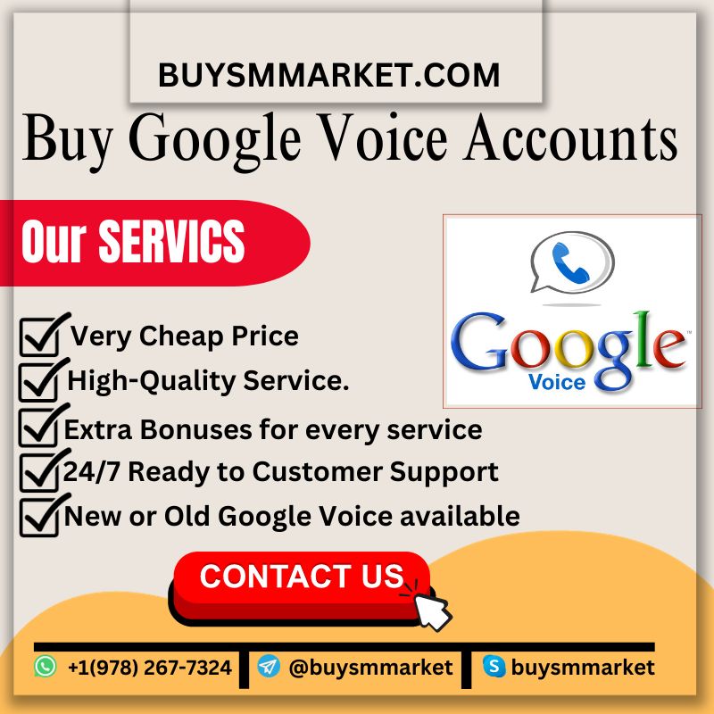 Buy Google Voice Accounts - Instant Delivery & Low Prices