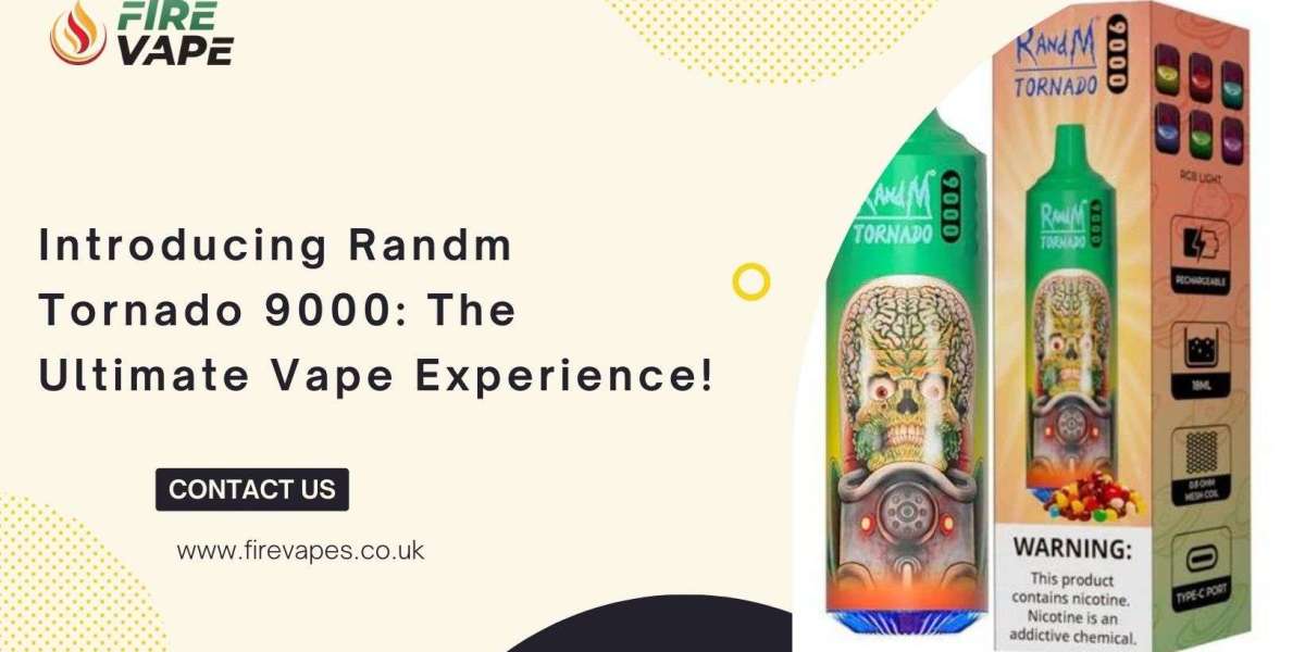 Introducing Randm Tornado 9000: The Ultimate Vape Experience!