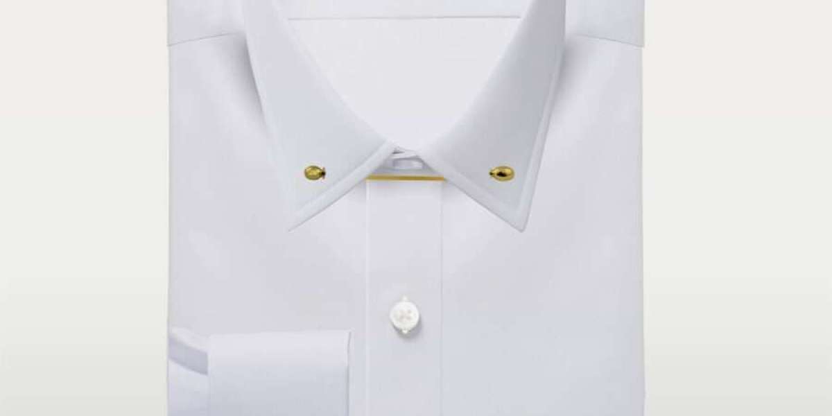 Chic Pin Collar Dress Shirt: Up Your Style A Game