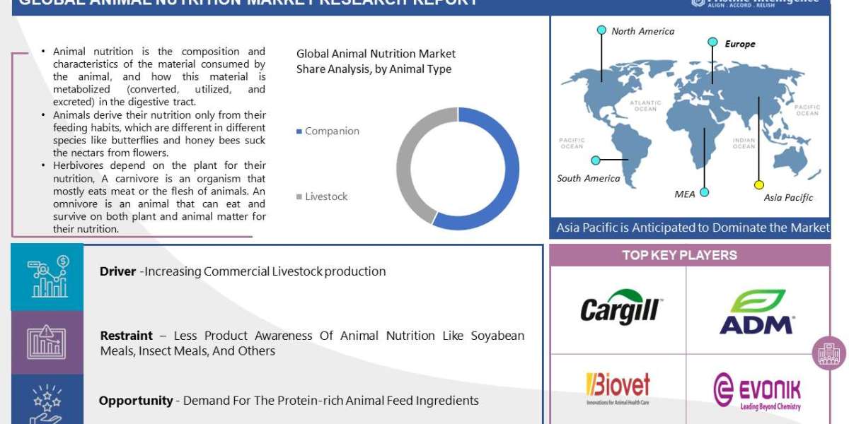 Animal Nutrition Market to Surpass USD 53,178.97 Million by 2030 Driven by Increase in Livestock Production