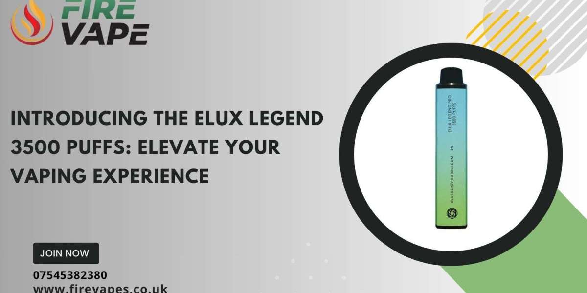 Introducing the Elux Legend 3500 Puffs: Elevate Your Vaping Experience