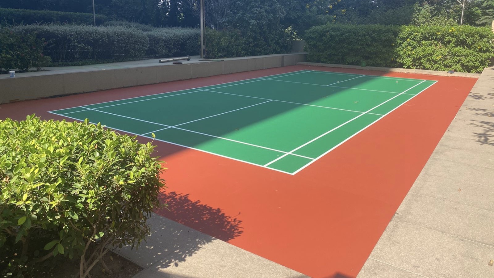 Badminton Court Flooring | Outdoor Badminton Court - Elitecourt