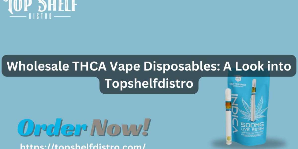 Wholesale THCA Vape Disposables: A Look into Topshelfdistro